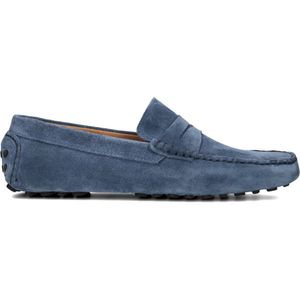 Stefano Lauran Instappers Heren - Instapschoenen / Herenschoenen - Suède - S3268 - Jeans blauw - Maat 44