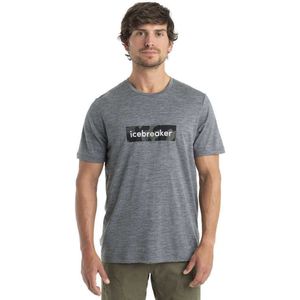 Icebreaker 150 Tech Lite Ii Natural Shades Logo Merino T-shirt Met Korte Mouwen Grijs 2XL Man