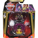 Bakugan - Starter 3-Pack - Special Attack Dragonoid x Titanium Hammerhead x Butterclaw-actiefiguren en ruilkaarten - Tol