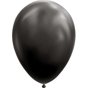 Ballonnen - Fiësta - Zwart - 30cm - 100st.