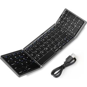Opvouwbaar toetsenbord - Bluetooth - Mini toetsenbord - Klein toetsenbord - Compact - Foldable keyboard - Must have voor uw werk!