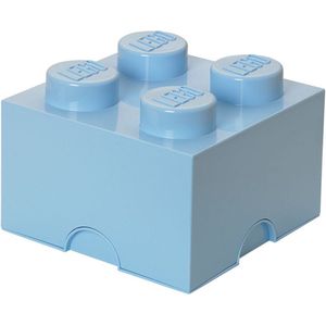 Opbergbox Brick 4, Lichtblauw - LEGO