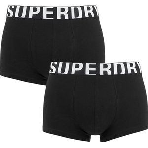 Superdry 2P boxer trunks dual logo zwart - XL