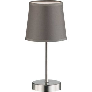 Wofi tafellamp Cesena Grijs max. 42W E14 met schakelaar