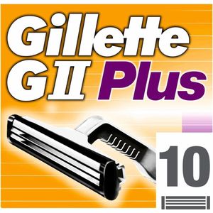 10x Gillette G2 Plus Scheermesjes 10 stuks