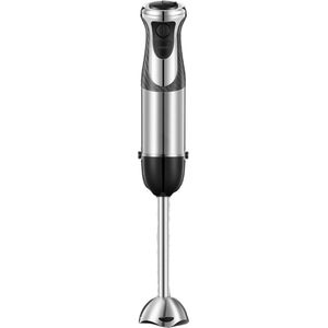 White-Label® Staafmixer Set - Hakmolen - Groentesnijder - Soepmaker - Draadloos - Zwart