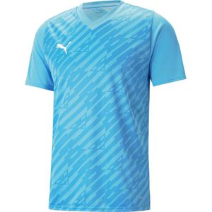 Puma Team Ultimate Shirt Korte Mouw Heren - Team Light Blue | Maat: XXL