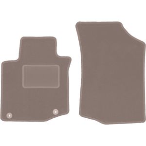 Beige voormatten voor: Toyota Aygo I hatchback (2005-2014)