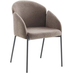 Trend Living Hidde Eetkamerstoel - Bruin - Stof - Stoel - Normale eetkamerstoel