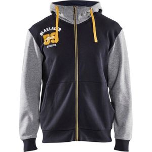 Blaklader Hooded Sweatshirt Limited Retro Blaklader since 1959 9406-1157 - Donkerblauw/Grijs Mêlee - L