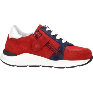 KEQ Jongens sneakers Sneakers Laag - rood - Maat 22