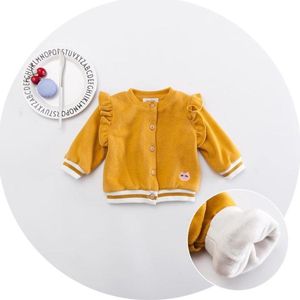 Babycity Vest Roezel Gevoerd Geel maat 74