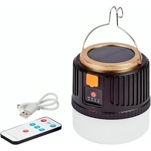 LED Camping Licht Multi Functie USB Oplaadbaar - Zonne-energie Power Bank - Draagbaar Outdoor Tent Licht
