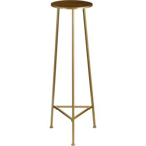 Mica Decorations Jill Plantentafel - 35x35x120 cm - Ijzer - Goud