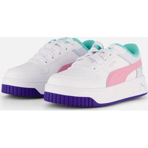 PUMA Carina Street PS Meisjes Sneakers - PUMA White-Mauved Out-Mint - Maat 32