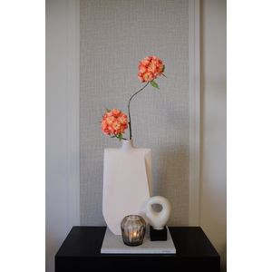 Luxe zijden kunstbloesem Silk-ka oranje / zalm 70 cm | Sakura tak | decoratie interieur| nep bloesem | kunstbloesemtak | Exclusief Ingericht