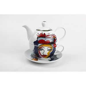 Josien Broeren Tea for One - Theepot - Porselein - 0.4 l