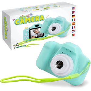 Science4you Mini Digitale Kindercamera – 1080p HD Camera – Inclusief 4GB SD-kaart – Met Spelletjes – Blauw: Mini Digitale Kindercamera