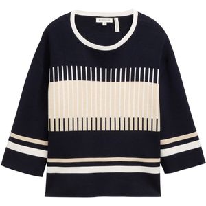 Tom Tailor - Pull - Maat XS - - 37587 navy knit -