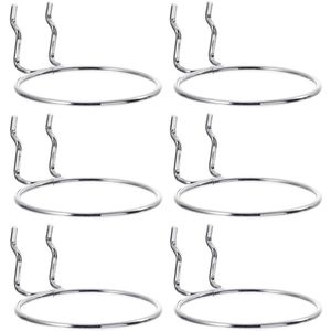 6 stuks Ronde Haak Pegboard Set - Ring, Potlood, Hangers, Accessoires, Cup Hanger, Manden - Ijzeren Opslag Klemmen