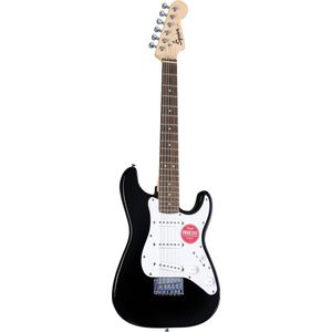 Squier Mini Strat V2 Black - ST-Style elektrische gitaar