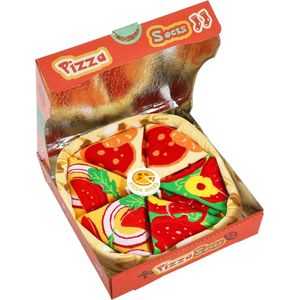 Grappige Pizza Sokken Box voor Heren, Dames en Jongens - Creatief en Uniek Cadeau