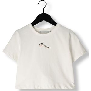 Frankie & Liberty Marlous Tee Tops & T-shirts Meisjes - Shirt - Wit - Maat 164
