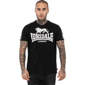 Lonsdale T-shirt Stour Zwart - Maat: XL