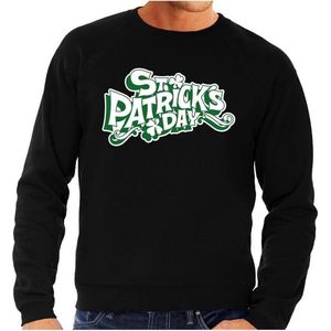 St. Patricksday sweater zwart heren - St Patrick's day kleding - kleding / outfit L