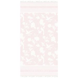 Laura Ashley Heritage Hamamdoek - Strandlaken - Strandhanddoek - Elveden Blush Roze 90x180cm