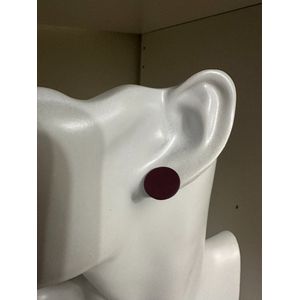 Platte oorknoppen bruin | Moederdag | Verjaardagscadeau| Cadeautje| Valentijnsdag| Kado | sieraden | vaderdag | oorbellen | oorsieraden