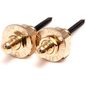 Duesenberg Strap Locks, Drop Stop, Gold - Straplocks, set van 2