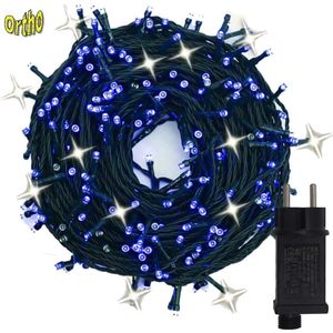 Ortho® - Verlichting - 30 Meter - Partylights - Feestverlichting - Sfeerverlichting - Kerstverlichting - Waterdicht - Binnen en Buiten - Blauw Licht - 30M Blauw