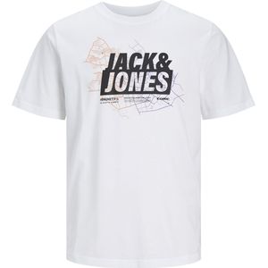 JACK & JONES JUNIOR T-shirt JCOMAP met Printopdruk Wit