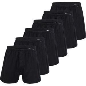 Schiesser Heren boxershort 6 pack Singel-Jersey