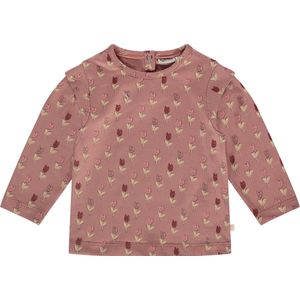 Babyface Baby Longsleeve met All Over Print Roze