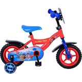 Paw Patrol Kinderfiets - Jongens - 10 inch - Rood/Blauw - Doortrapper