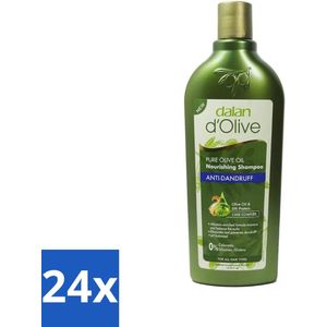 Dalan d'Olive - Shampoo - Anti Roos - Voedend - 400 ml - Voordeelverpakking - 24 stuks