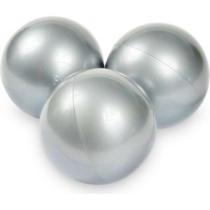 Ballenbak ballen - 500 stuks - 70 mm - zilver