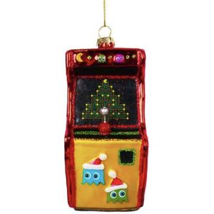 Pac-Man Arcade Machine Glazen Kersthanger