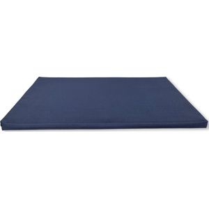 Topmast Waterproof Benchkussen - Nylon - Blauw - 75 x 45 cm - Benchmat - Benchmatras - Waterafstotend - Hondenkussen