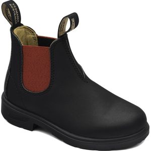 Blundstone Kinder Stiefel Boots #581 Leather Elastic (Kids) Black/Red-K1UK