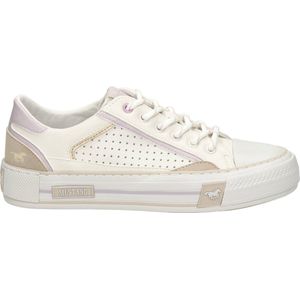 Mustang dames sneaker - Wit multi - Maat 38