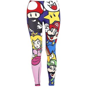 NINTENDO - Legging - All Over Print Characters Pink (M)