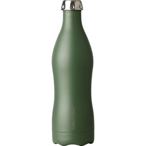 Dowabo thermosfles dubbelwandig Earth Collection Olive - 750 ml - Groen