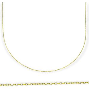 Gouden Ketting Anker Schakel 0.8 mm 50 cm 14 karaats