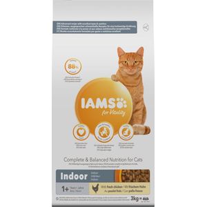 IAMS Adult Indoor kattenvoer 3 kg - Merken