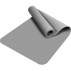 Yoga/oefening/fitness/sportmat Fysio Pilates Festivals Kamperen Antislip TPE (thermoplastisch elastomeer) hypoallergeen, vloermat met draagtas en band, 183 x 61 x 0,8 cm