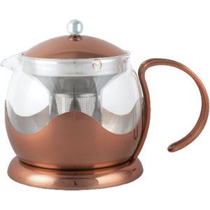 Theepot met Zeef, 0.66 L, Glas, Koper - La Cafetière | Izmir