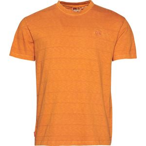 Superdry Vintage Texture Tee Heren T-shirt - Oranje - Maat L